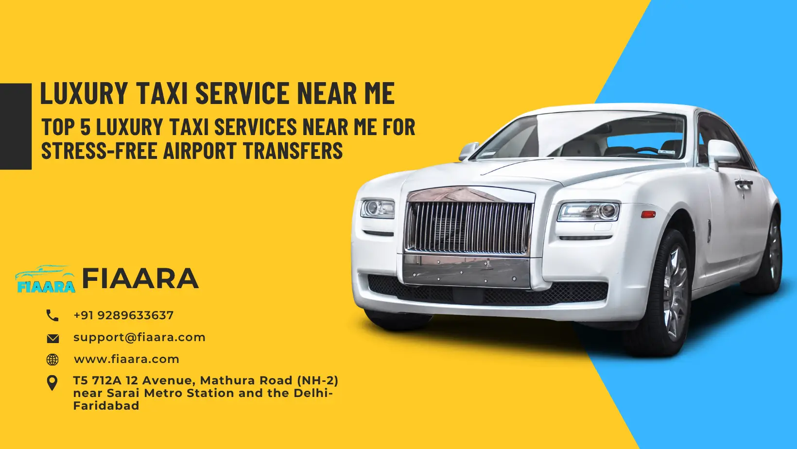 luxury taxi service near me