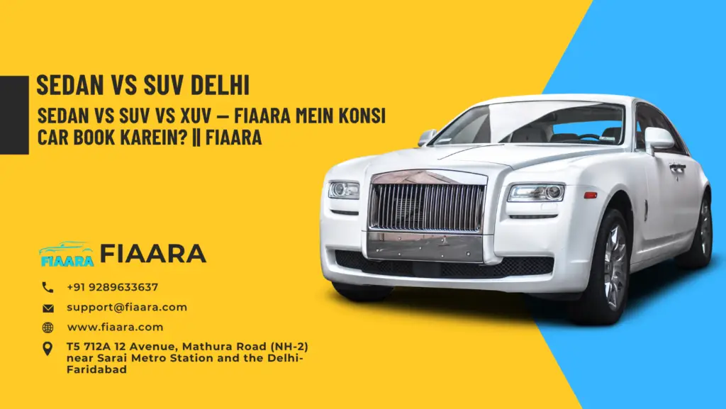 sedan vs suv Delhi