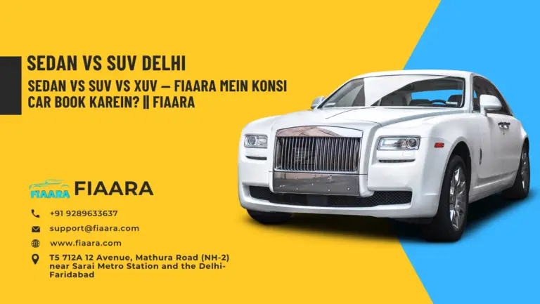 sedan vs suv Delhi