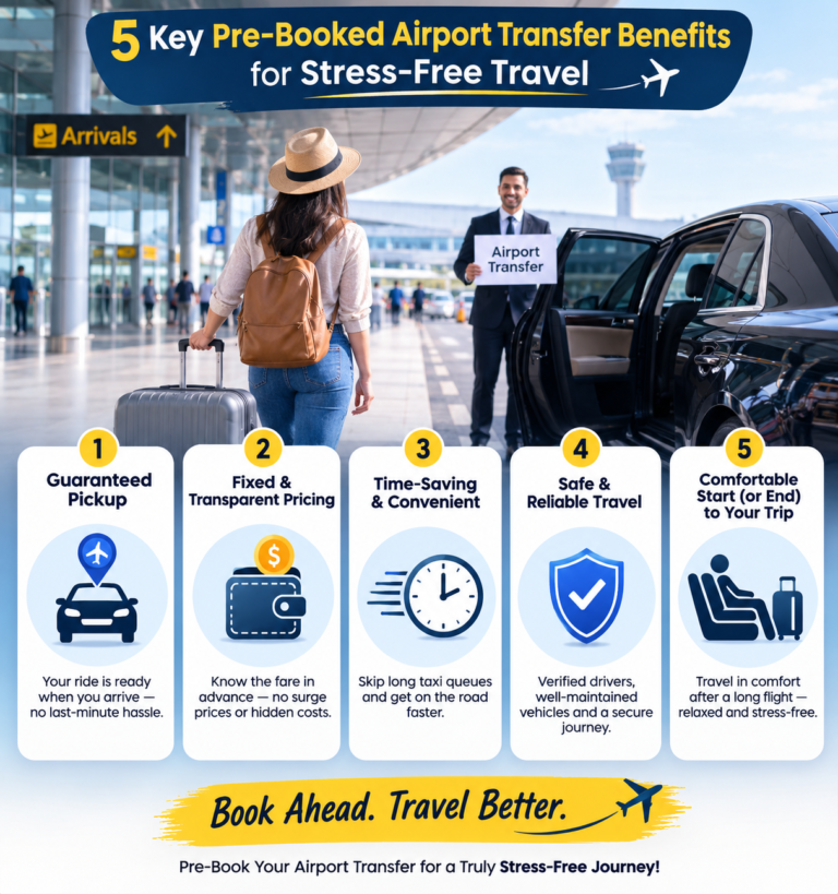 5 Key Pre-Booked Airport Transfer Benefits for Stress-Free Travel