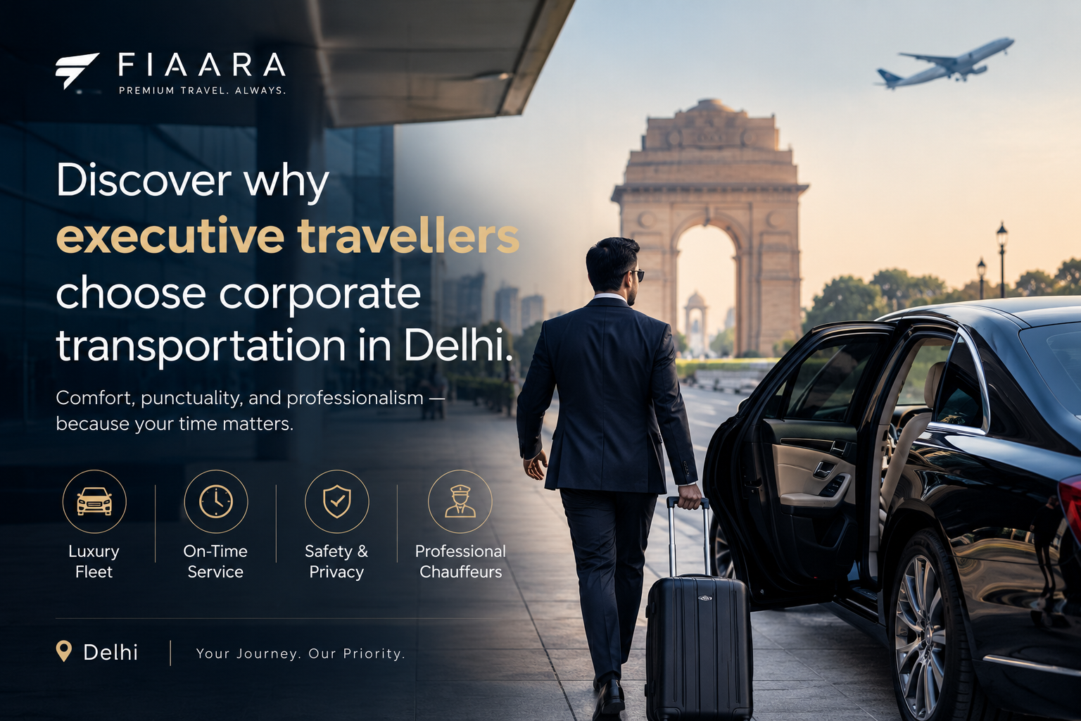 Why Executive Travellers Choose Private Corporate Transportation in Delhi